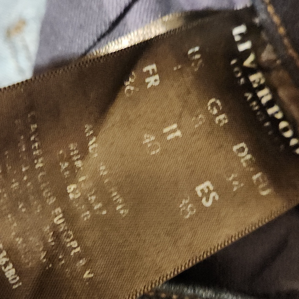 ❤ LIVERPOOL JEANS COMPANY SLIM CROP JEANS, 4 (27) - Picture 9 of 10